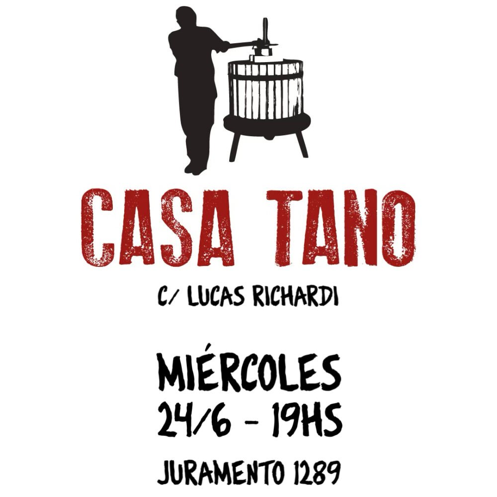 Cata Casa Tano con Lucas Richardi· 24 de junio de 2026